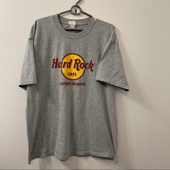 Hard Rock Cafe Other - Hard Rock Cafe cayman island shirt gray vtg
